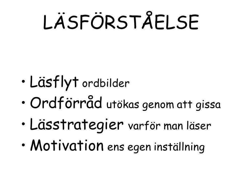 Läsa Eleven kan läsa skönlitteratur och sakprosalitteratur med flyt